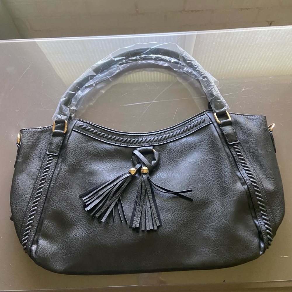 Elegant Black Tassel Women's Bag